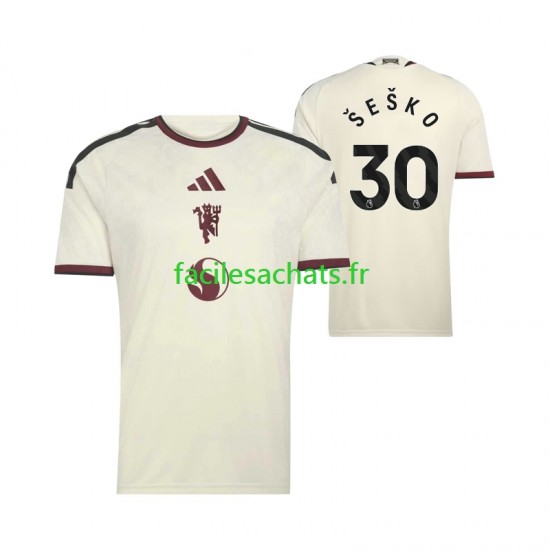 Maillot Manchester United Benjamin Sesko 30 2026-2027 3ème Homme MC