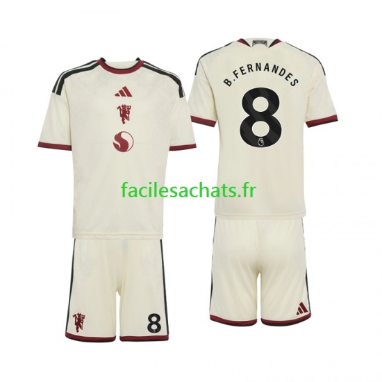 Maillot Manchester United Bruno Fernandes 8 2026-2027 3ème Enfant MC