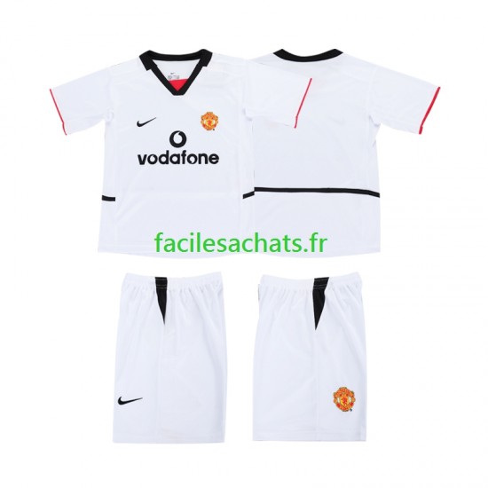 Maillot Manchester United 2002 2003 Extérieur Enfant MC