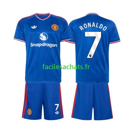 Maillot Manchester United Cristiano Ronaldo 7 2026-2027 Extérieur Enfant MC