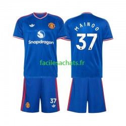 Maillot Manchester United Kobbie Mainoo 37 2026-2027 Extérieur Enfant MC