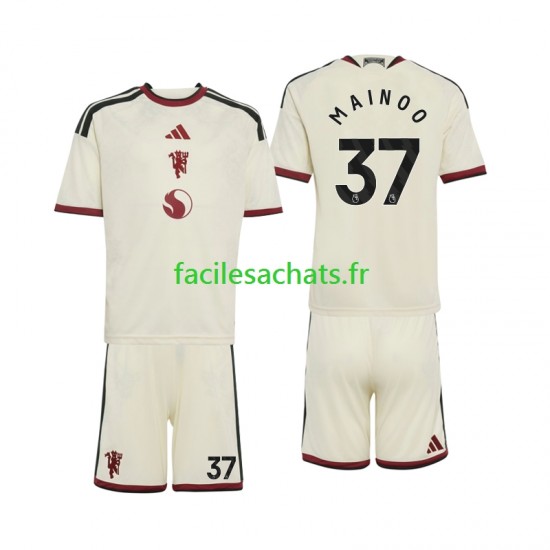 Maillot Manchester United Kobbie Mainoo 37 2026-2027 3ème Enfant MC