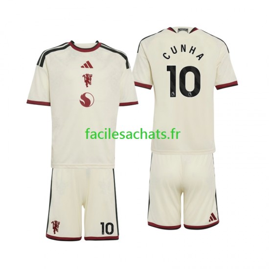 Maillot Manchester United Matheus Cunha 10 2026-2027 3ème Enfant MC