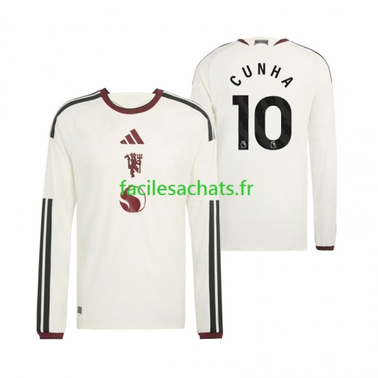 Maillot Manchester United Matheus Cunha 10 2026-2027 3ème Homme ML