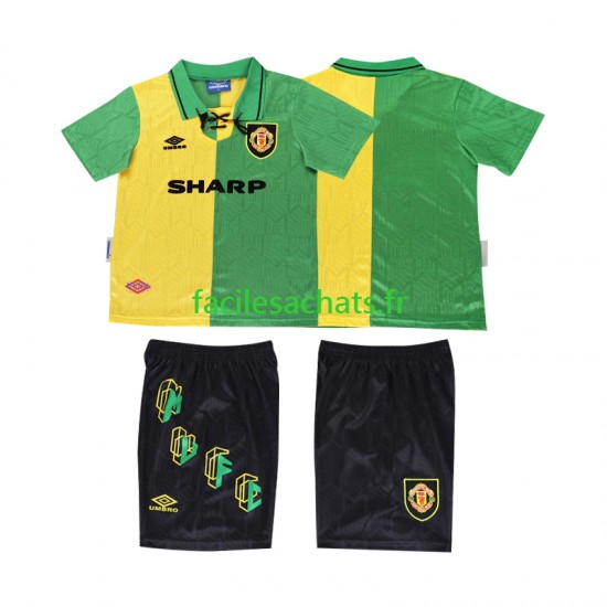 Maillot Manchester United Retro 1992 1994 3ème Enfant MC