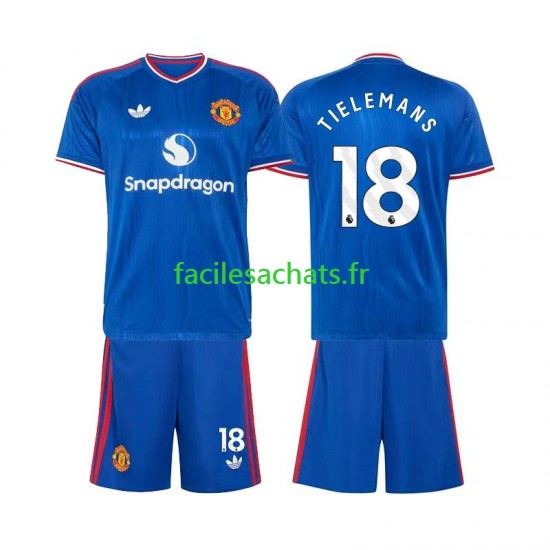 Maillot Manchester United Youri Tielemans 18 2026-2027 Extérieur Enfant MC
