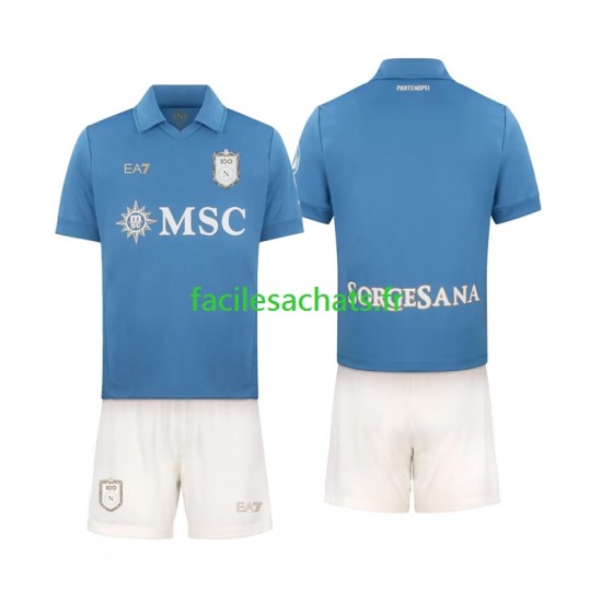 Maillot Naples 2026-2027 Domicile Enfant MC