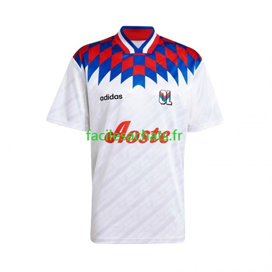 Maillot Olympique Lyonnais Retro 1995 1996 Domicile Homme MC