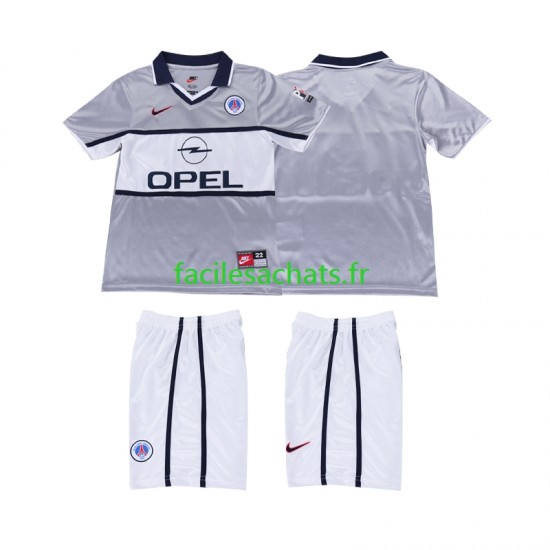 Maillot Paris Saint-Germain Retro 2000 2001 Extérieur Enfant MC