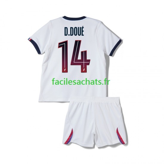 Maillot Paris Saint-Germain Desire Doue 14 2026-2027 Extérieur Enfant MC