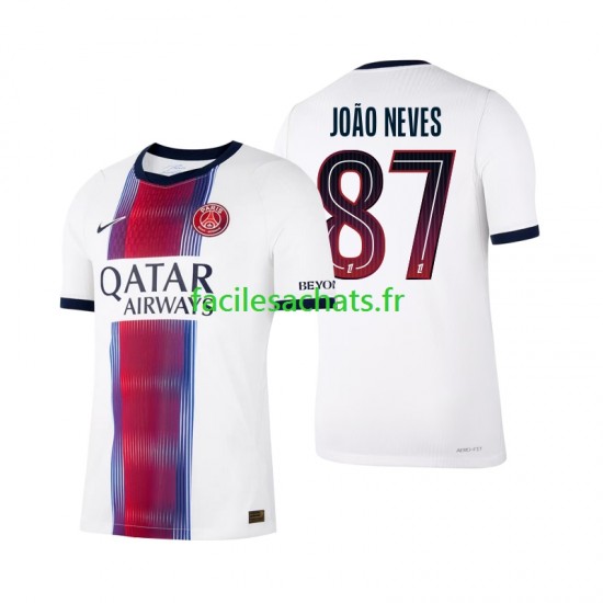 Maillot Paris Saint-Germain Joao Neves 87 2026-2027 Extérieur Homme MC