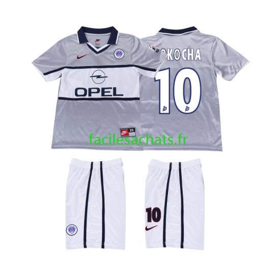 Maillot Paris Saint-Germain OKOCHA 10 Retro 2000 2001 Extérieur Enfant MC