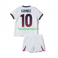Maillot Paris Saint-Germain Ousmane Dembele 10 2026-2027 Extérieur Enfant MC