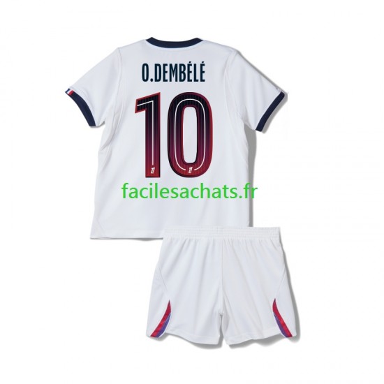 Maillot Paris Saint-Germain Ousmane Dembele 10 2026-2027 Extérieur Enfant MC
