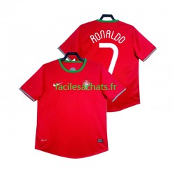 Maillot Portugal Cristiano Ronaldo 7 Retro 2012 Domicile Homme MC