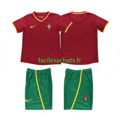 Maillot Portugal Retro 2002 Domicile Enfant MC Maillot Portugal Retro 2002 Domicile Enfant MC