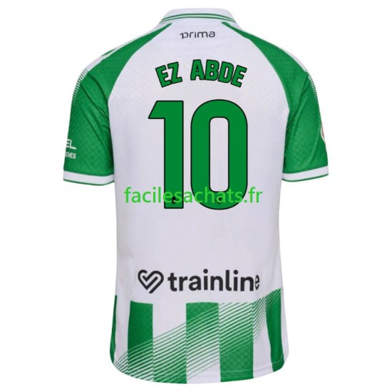 Maillot Real Betis Abde Ezzalzouli 10 2026-2027 Domicile Homme MC