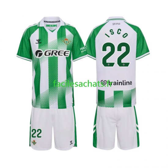 Maillot Real Betis Isco 22 2026-2027 Domicile Enfant MC