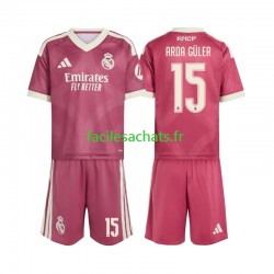 Maillot Real Madrid Arda Guler 15 2026-2027 3ème Enfant MC