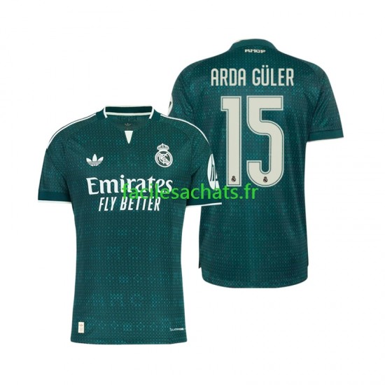 Maillot Real Madrid Arda Guler 15 2026-2027 Extérieur Homme MC