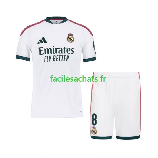 Maillot Real Madrid Federico Valverde 8 2026-2027 Domicile Enfant MC