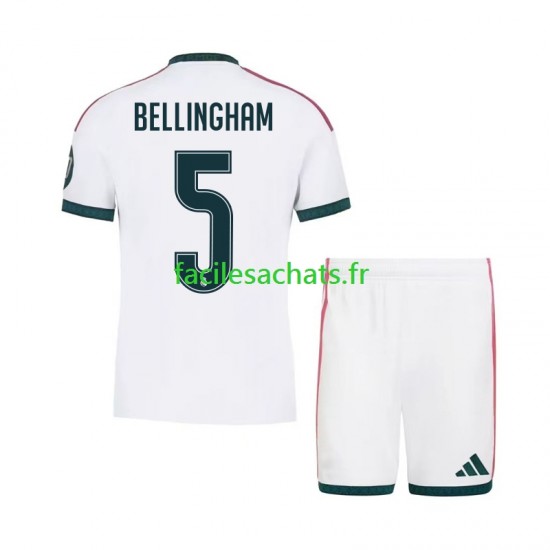 Maillot Real Madrid Jude Bellingham 5 2026-2027 Domicile Enfant MC