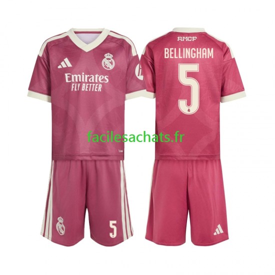 Maillot Real Madrid Jude Bellingham 5 2026-2027 3ème Enfant MC