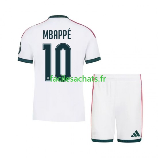 Maillot Real Madrid Kylian Mbappe 10 2026-2027 Domicile Enfant MC