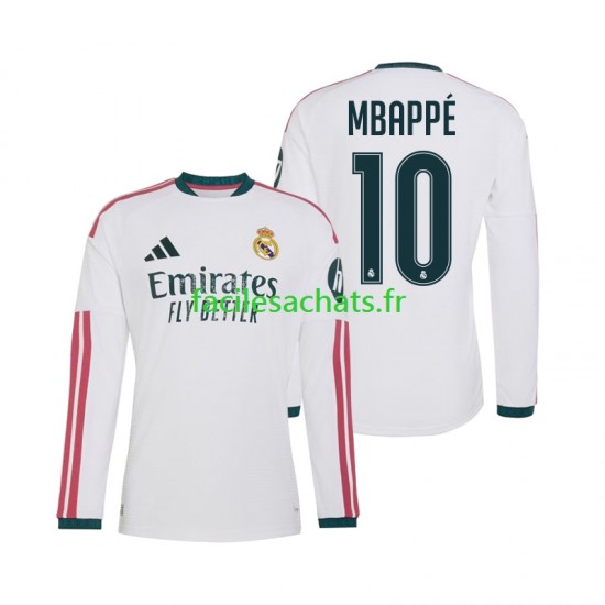 Maillot Real Madrid Kylian Mbappe 10 2026-2027 Domicile Homme ML