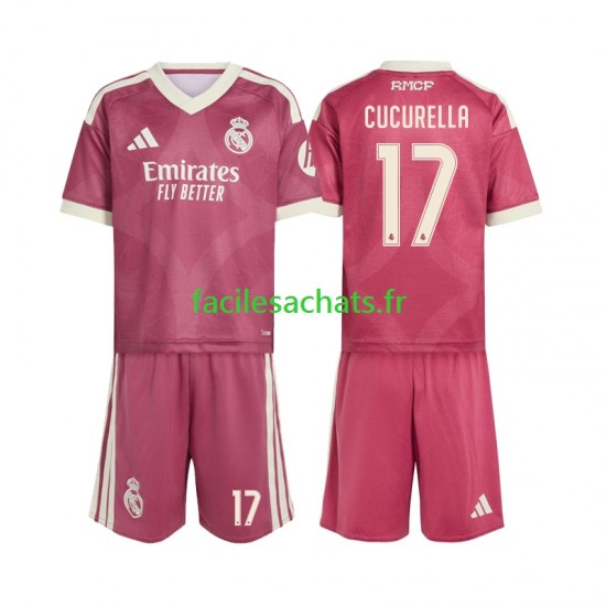 Maillot Real Madrid Marc Cucurella 17 2026-2027 3ème Enfant MC