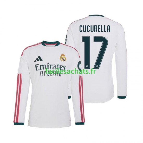 Maillot Real Madrid Marc Cucurella 17 2026-2027 Domicile Homme ML