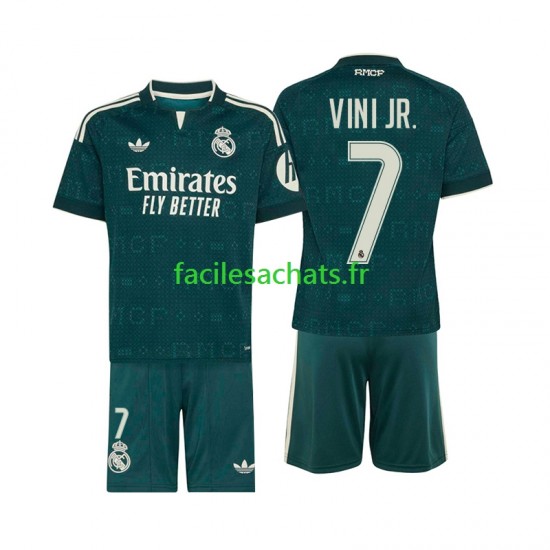 Maillot Real Madrid Vinicius Junior 7 2026-2027 Extérieur Enfant MC