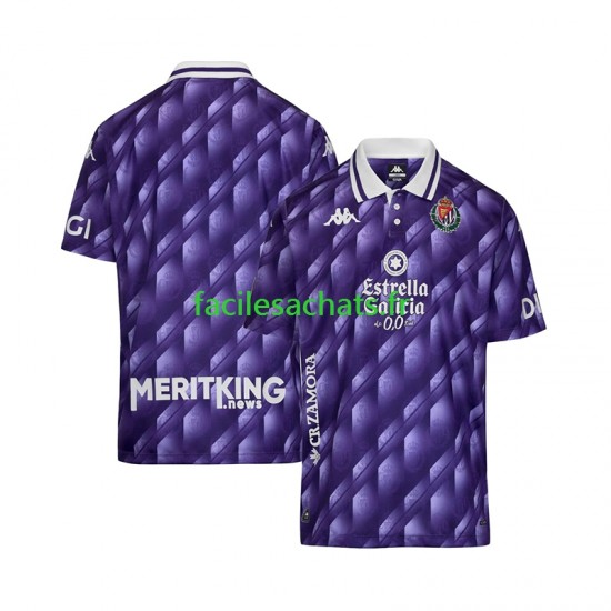 Maillot Real Valladolid Retro 2025-2026 Domicile Homme MC