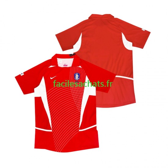 Maillot Corée du Sud Retro 2002 Domicile Homme MC