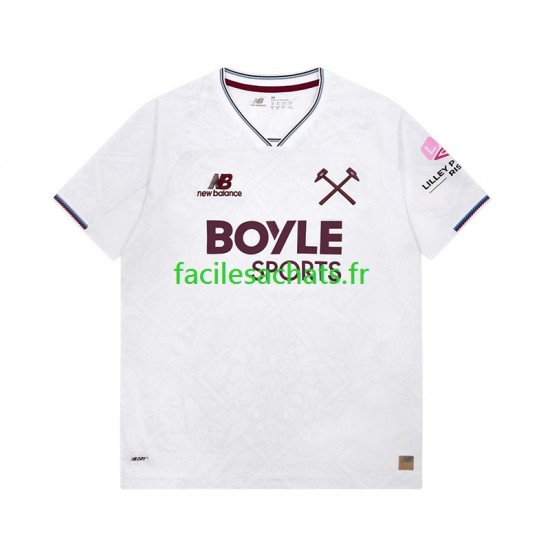 Maillot West Ham United 2026-2027 Extérieur Homme MC