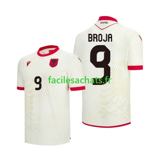 Maillot Albanie Armando Broja 9 Extérieur Coupe du Monde 2026 Homme MC