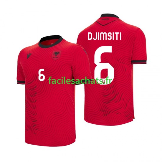 Maillot Albanie Berat Djimsiti 6 Domicile Coupe du Monde 2026 Homme MC