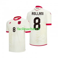 Maillot Albanie Kristjan Asllani 8 Extérieur Coupe du Monde 2026 Homme MC