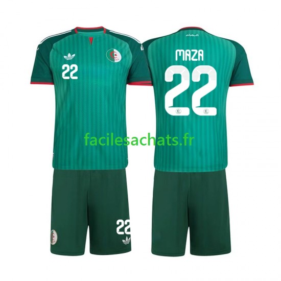 Maillot Algérie Ibrahim Maza 22 2026 Extérieur Enfant MC