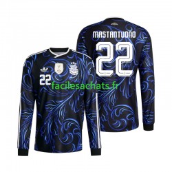 Maillot Argentine Franco Mastantuono 22 Extérieur Coupe du Monde 2026 Homme ML Maillot Argentine Franco Mastantuono 22 Extérieur Coupe du Monde 2026 Homme ML