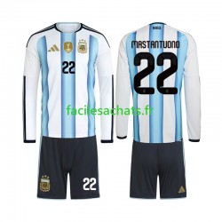 Maillot Argentine Franco Mastantuono 22 Domicile Coupe du Monde 2026 Enfant ML Maillot Argentine Franco Mastantuono 22 Domicile Coupe du Monde 2026 Enfant ML