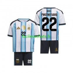 Maillot Argentine Franco Mastantuono 22 Domicile Coupe du Monde 2026 Enfant MC Maillot Argentine Franco Mastantuono 22 Domicile Coupe du Monde 2026 Enfant MC