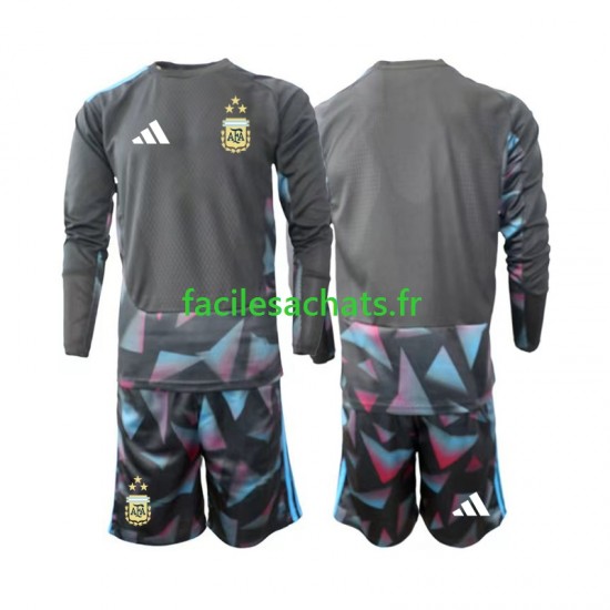 Maillot Argentine Gardien Domicile Coupe du Monde 2026 Enfant ML
