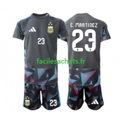 Maillot Argentine Emiliano Martinez 23 Gardien Domicile Coupe du Monde 2026 Enfant MC