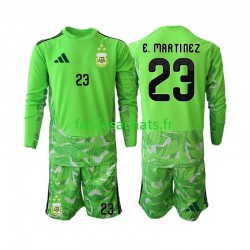 Maillot Argentine Emiliano Martinez 23 Gardien 3ème Coupe du Monde 2026 Enfant ML
