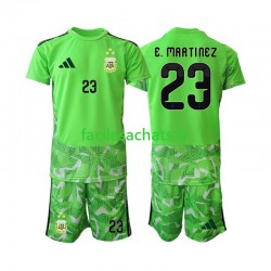 Maillot Argentine Emiliano Martinez 23 Gardien 3ème Coupe du Monde 2026 Enfant MC