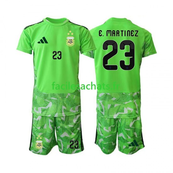 Maillot Argentine Emiliano Martinez 23 Gardien 3ème Coupe du Monde 2026 Enfant MC