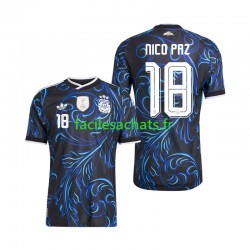 Maillot Argentine Nico Paz 18 Extérieur Coupe du Monde 2026 Homme MC Maillot Argentine Nico Paz 18 Extérieur Coupe du Monde 2026 Homme MC