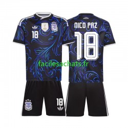 Maillot Argentine Nico Paz 18 Extérieur Coupe du Monde 2026 Enfant MC Maillot Argentine Nico Paz 18 Extérieur Coupe du Monde 2026 Enfant MC