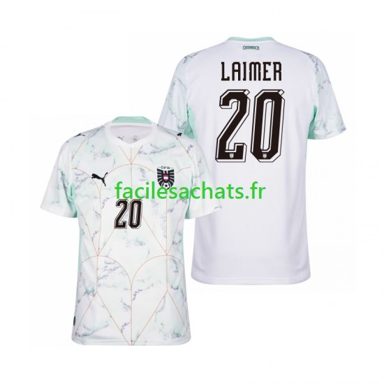 Maillot Autriche Konrad Laimer 20 Extérieur Coupe du Monde 2026 Homme MC